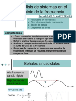 Análisis de Sistemas en El Dominio de La Frecuencia: Competencias