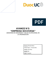 Empresa Socovesa: Matriz de requisitos legales y Programa de Prevención de Riesgos