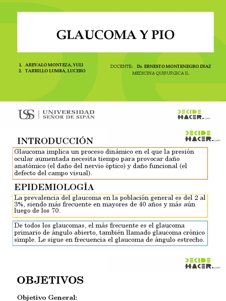 Glaucoma Final | PDF | Glaucoma | Oftalmología