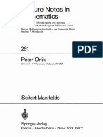 Lecture Notes in Mathematics: 291 Peter Orlik