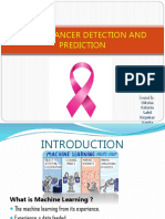 Breast Cancer Detection and Prediction: Created by