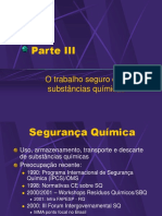 Segurança Com Produtos Quimicos - Parte III