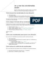 Cómo Buscar y Usar Las Coordenadas de Una Ubicación