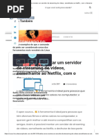 Saiba Como Montar Um Servidor de Streaming de Vídeos, Semelhante Ao Netflix, Com o Streama