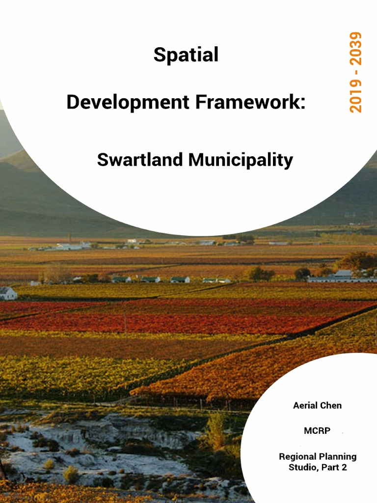 Swartland Municipality Development Framework | PDF | Sustainability ...