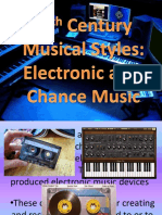Electronic and Chance Music