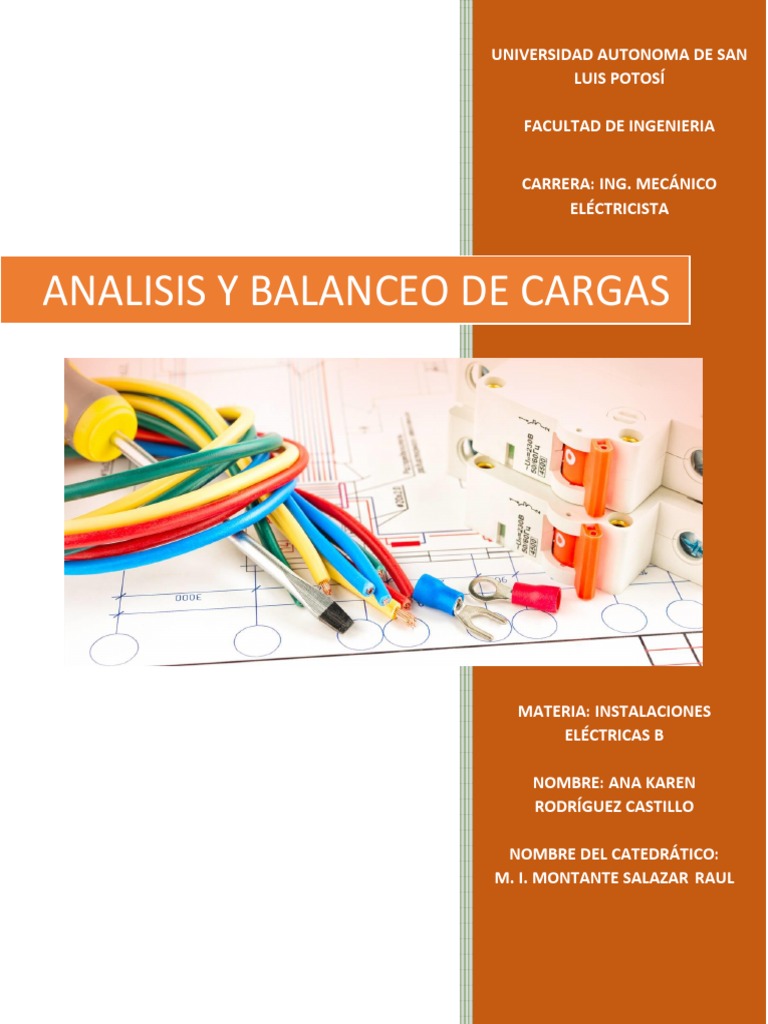 Analisis y Balanceo de Cargas Transformador Ingeniería de confiabilidad