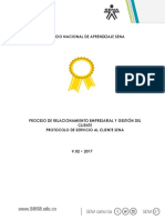 Protocolo de Servicio Al Cliente SENA Final PDF
