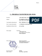 2 - Projekat Konstrukcije (PGD) : Stambeno-Poslovni Po+P+9, Na KP