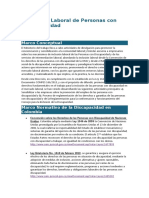 Inclusión Laboral de Personas Con Discapacidad