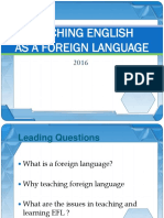 Englih Teaching and Learning 