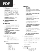 Lesson Plan in Mathematics 10