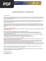 Caléndário de Finalização Turma Agosto 2018