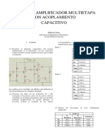 Diseño de Amplificador Multietapa Con Acoplamiento Capacitivo