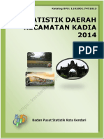 Statistik Daerah Kecamatan Kadia 2014