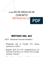 Diseño de Mezclas - Método ACI