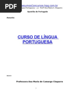Curso de Lingua Portuguesa Com Questoes