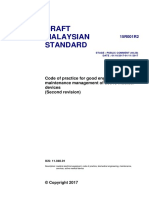 Malaysia Standard MS 2058: 2018 Draft Version