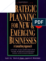 Fred L. Fry, Charles Stoner, Laurence Weinzimmer - Strategic Planning For New & Emerging Businesses - A Consulting Approach (1999, Kaplan Business)