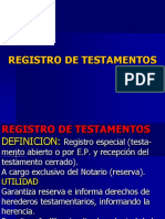 Registro de Testamentos