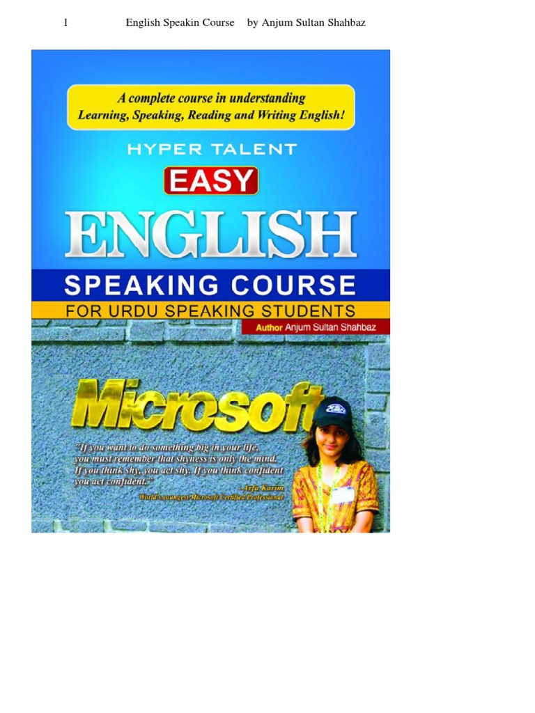 English speaking course