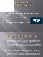 Introduction To International Law