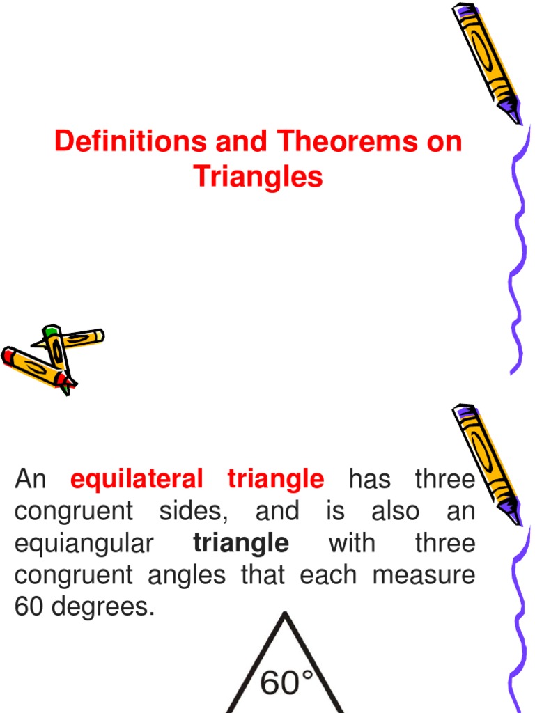 Triangle Theorems for Students | PDF