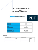 Lte Sparrow Goaf SSV Acceptance Report