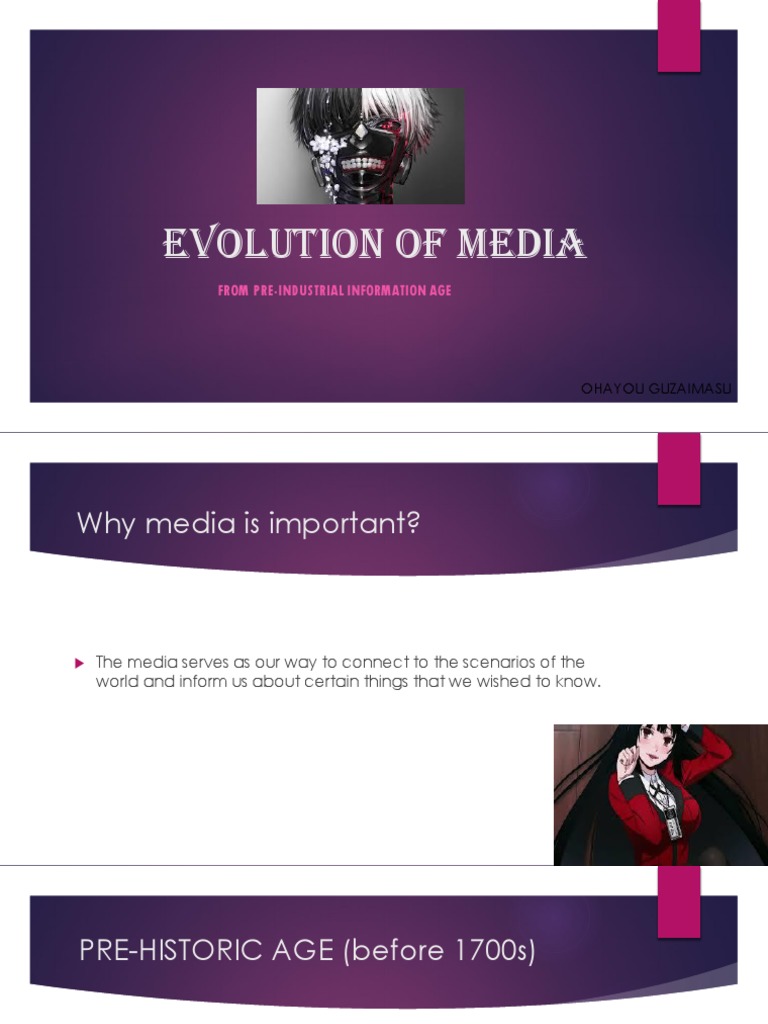 History of Media Evolution | PDF | Microblogging | Internet