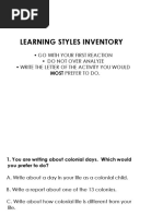 Learning Styles