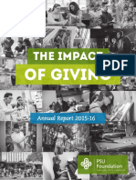 PSU Impact of Giving