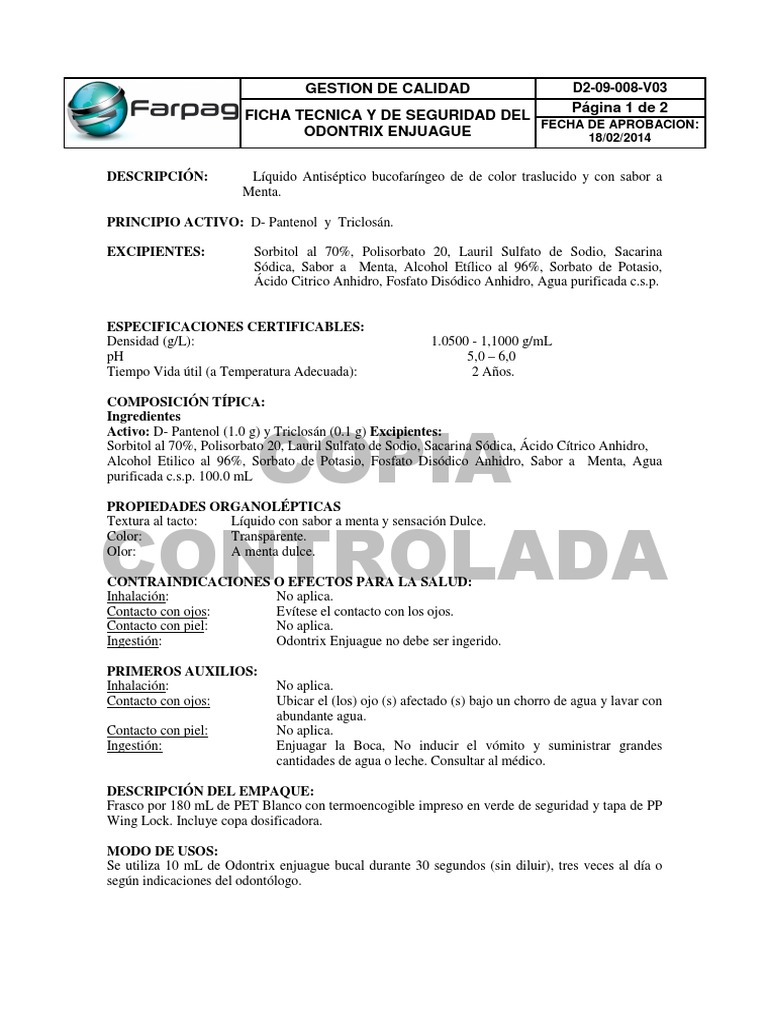 Sacarina Sodica Hoja De Seguridad