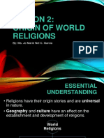 Lesson2-Origin o Fworld Religions