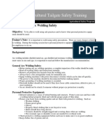 Agricultural Tailgate Safety Training: Module Title: Arc Welding Safety