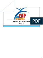 Critical Thinking Huda 8th March 2018 PDF