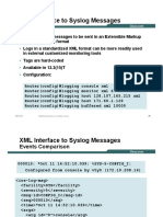 XML Interface To Syslog Messages: 36 36 36 NMS-A01