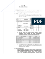 Spesifikasi teknis