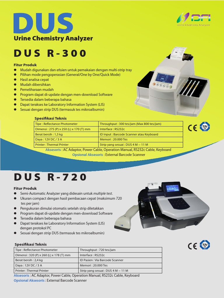 DFI - 1470970371 Urine Dus R 300 | PDF