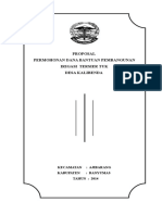 Proposal Irigasi Tuk 2014