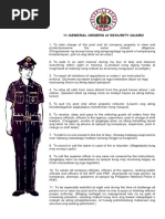 11 G O Code Of Ethics Conduct Security Creed Pdf Security Guard Justice