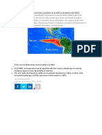 Saben Cuál Es La Diferencia Entre Corriente de El Niño y Fenómeno Del Niño