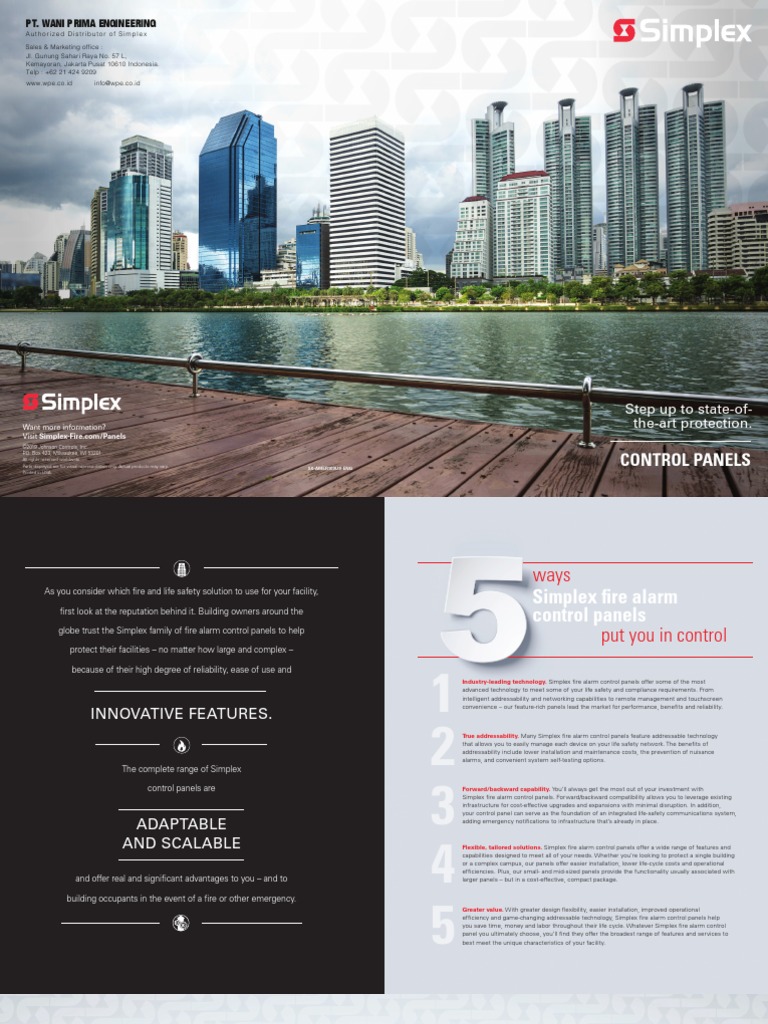 Simplex Panel Overview Brochure | PDF | Systems Engineering | Computing