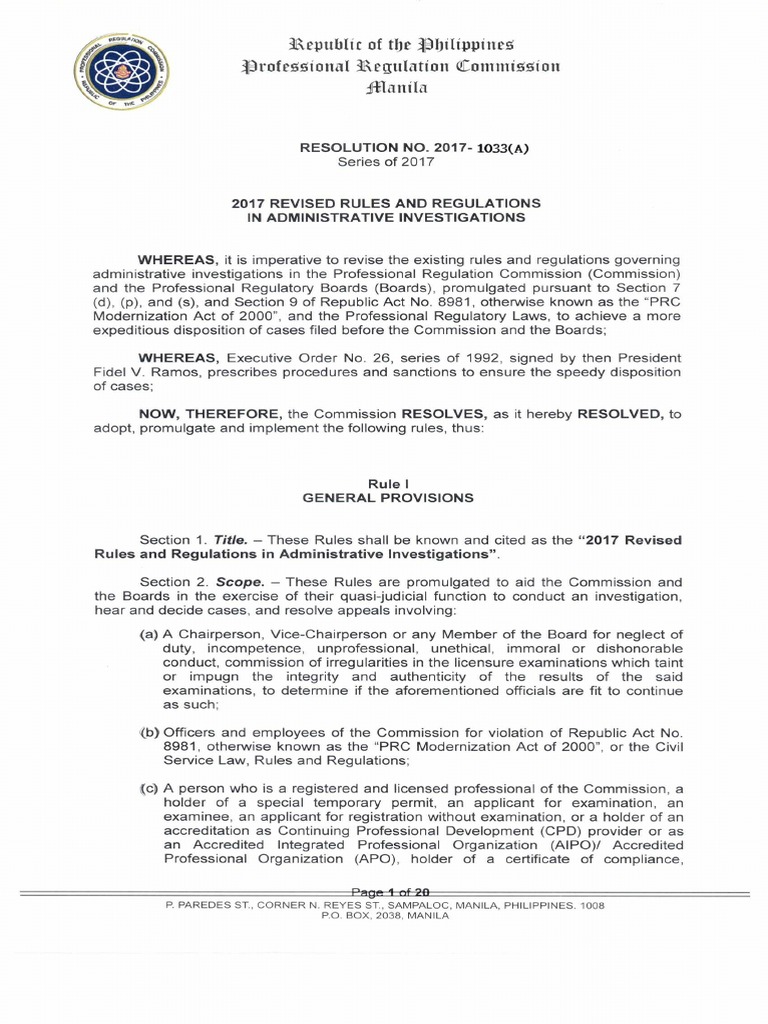 PRC Legal-Rules PDF | PDF