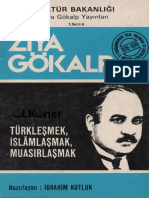 Ziya Gökalp Türkleşmek İslamlaşmak Muasırlaşmak PDF