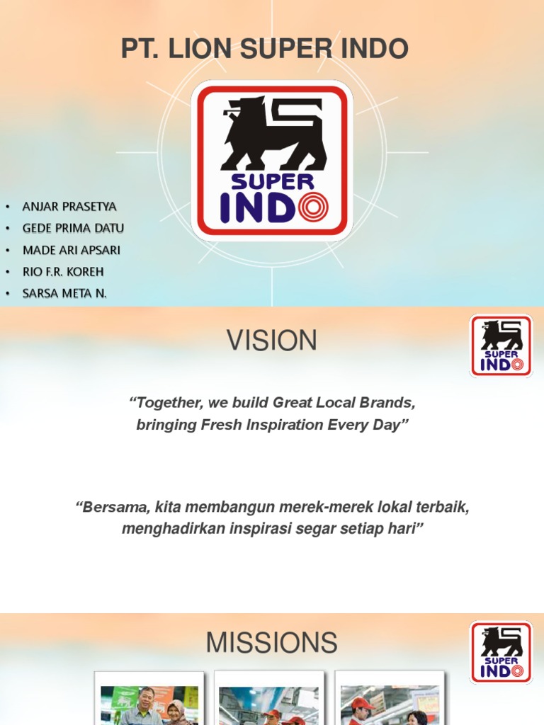 Visi Misi Value Super Indo | PDF