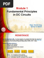 Fundamental Principles in DC Circuits