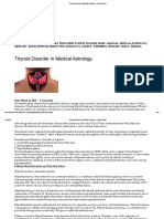 Thyroid Disorder in Medical Astrology - Jyotish Surfer PDF