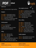 Eclipse Cheatsheet PDF