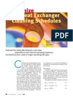 Heat Exchanger Cleaning Schedules: Optimize