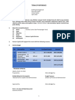 Term of Reference: No. Description Cost/participant Amount